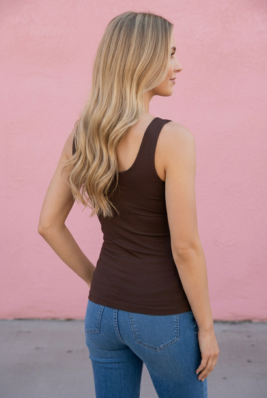 Odette Square Neck Tank