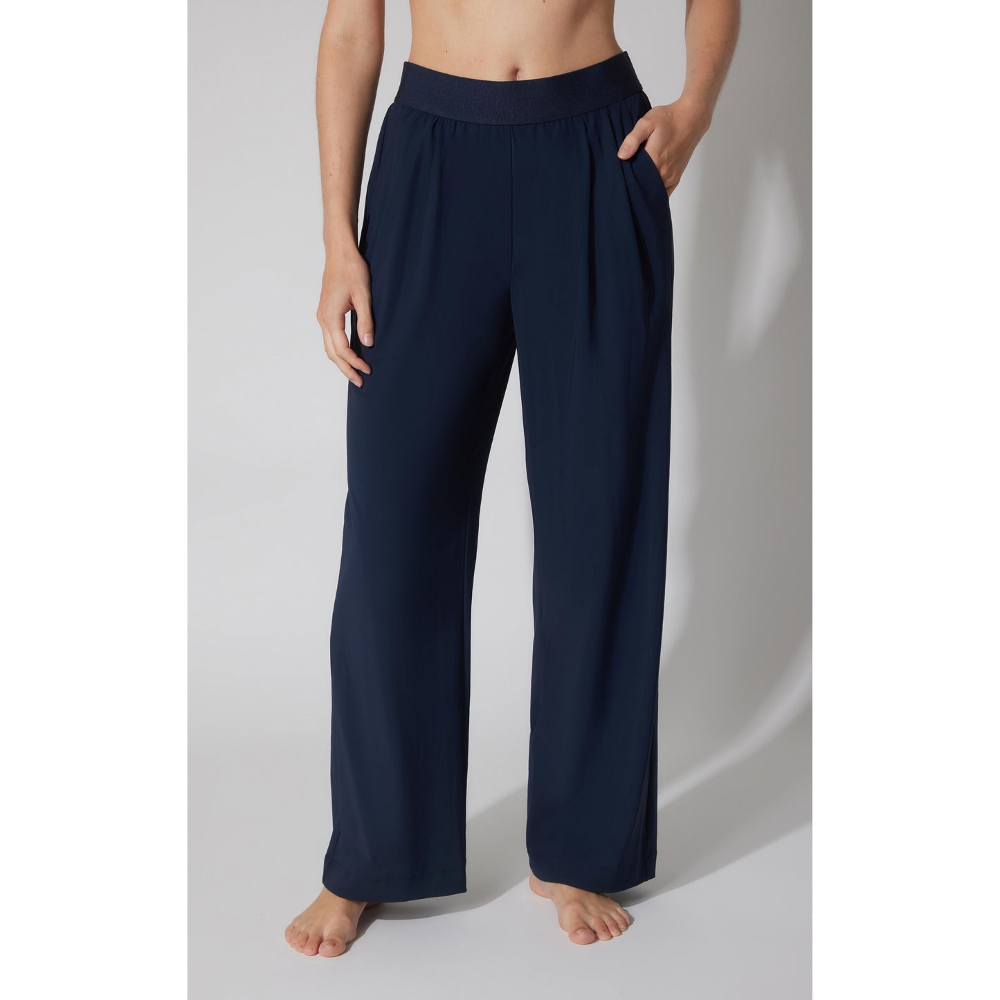 Return to Office Pants back view — comfortable stretch trouser from Thread & Clover boutique