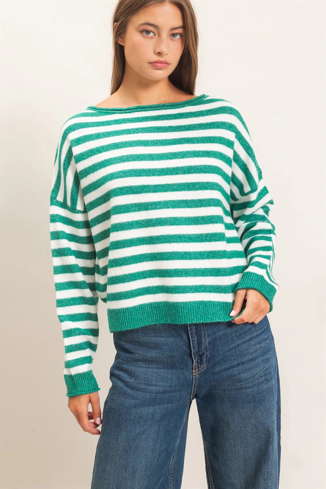 Ivy Stripe Sweater Top