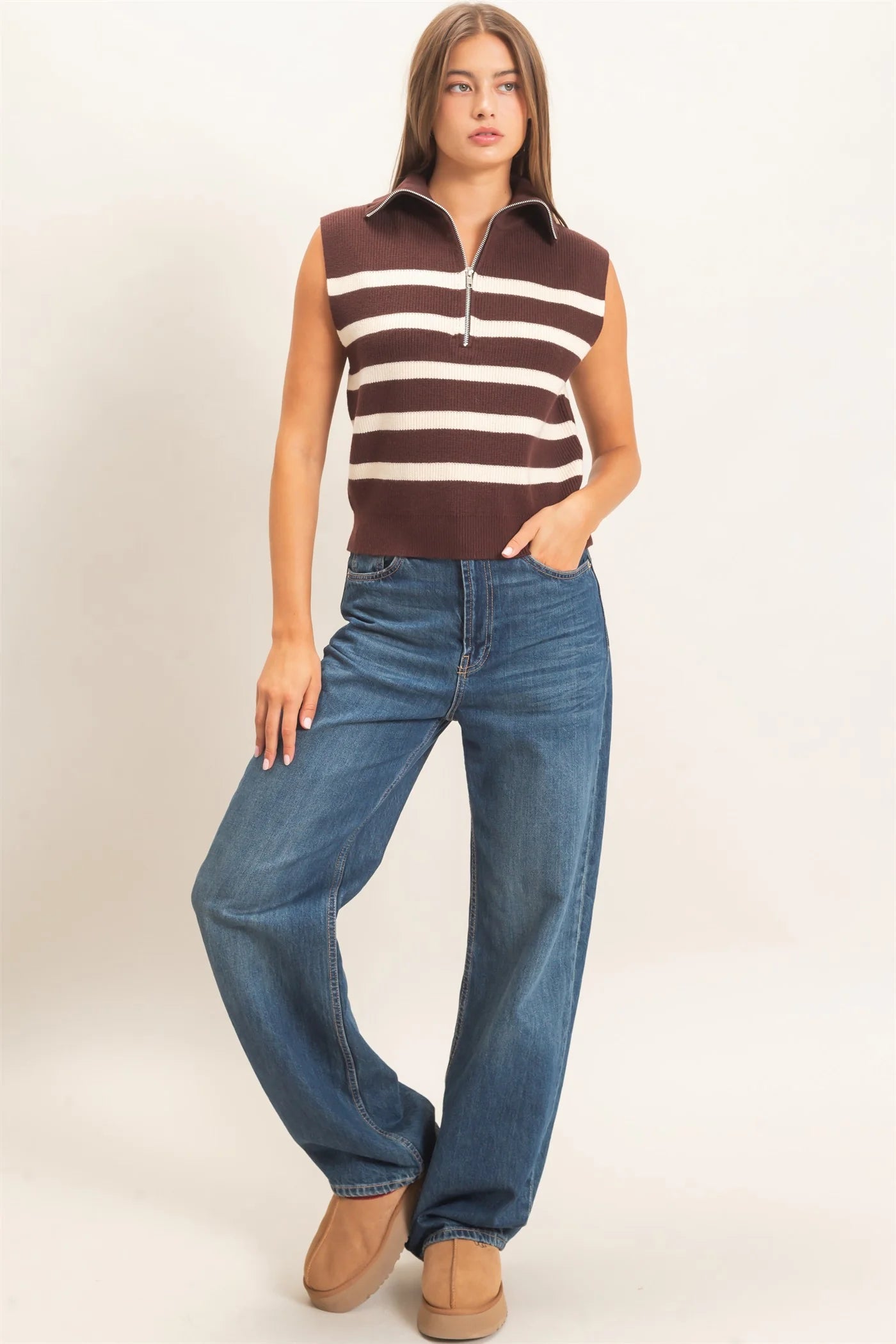 Chestnut Raglan Sweater