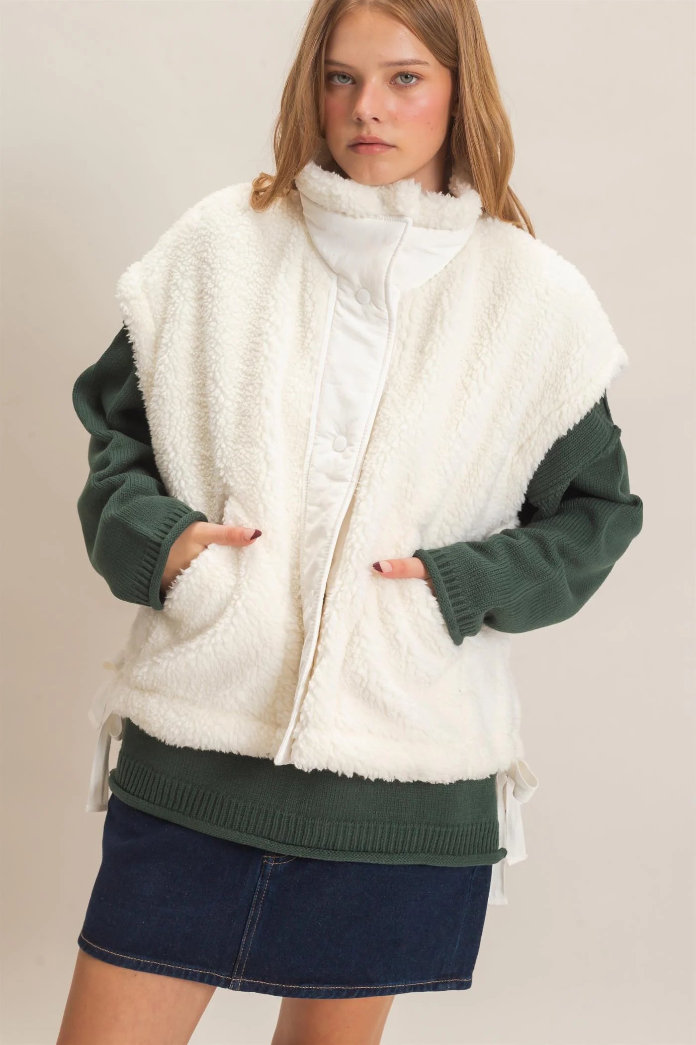 Clover Sherpa Vest