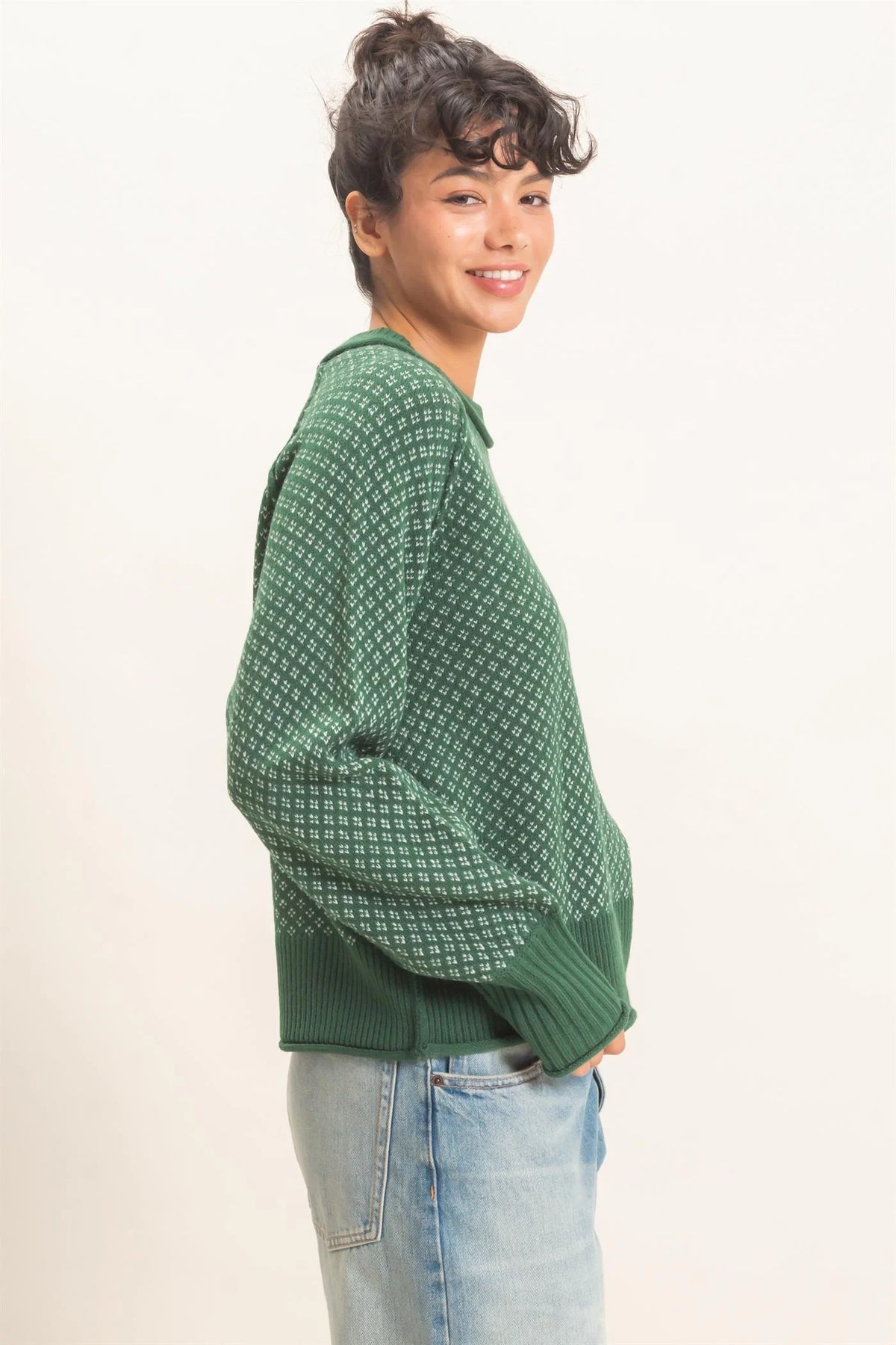 Emerald Shores Raglan Sweater