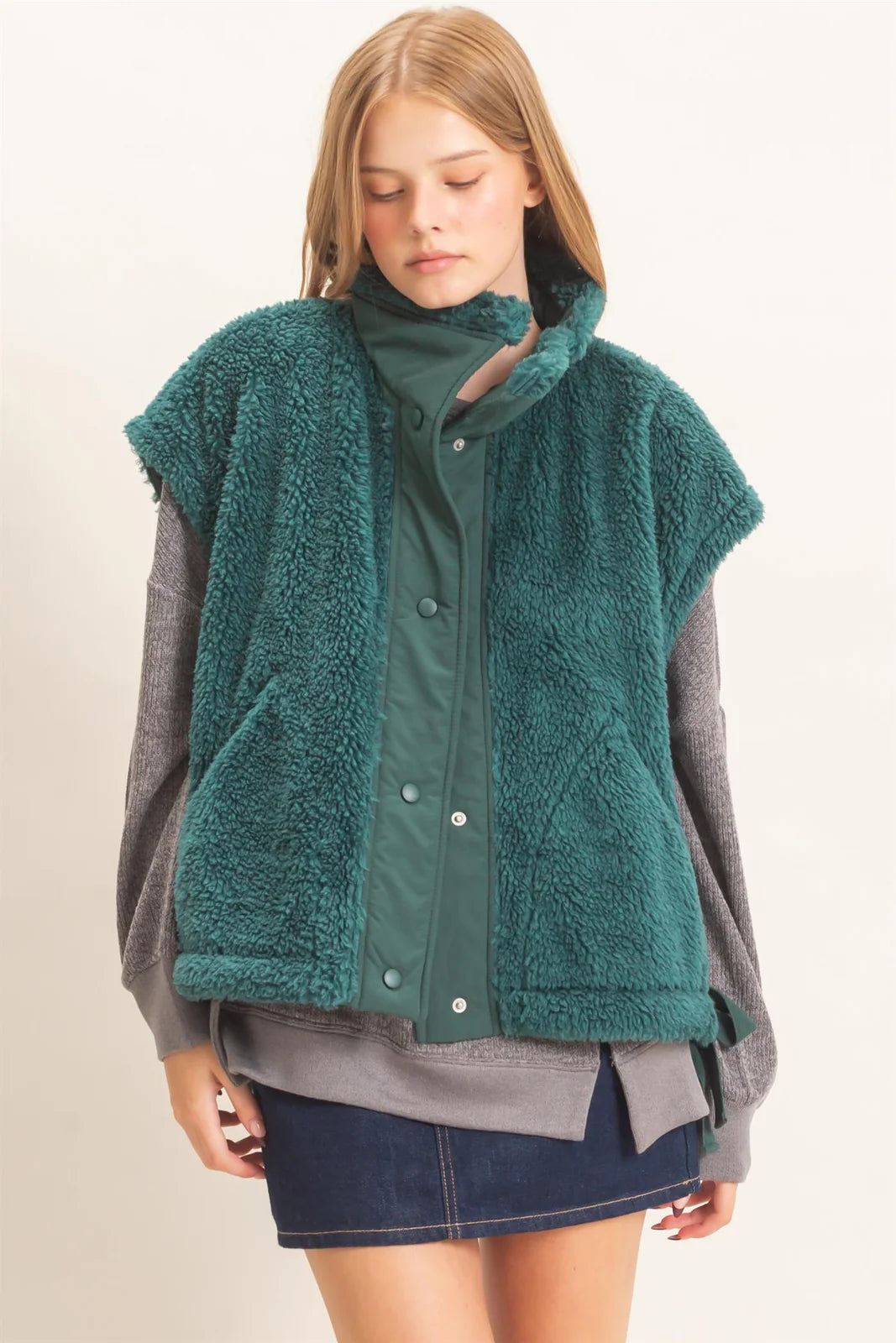 Clover Sherpa Vest