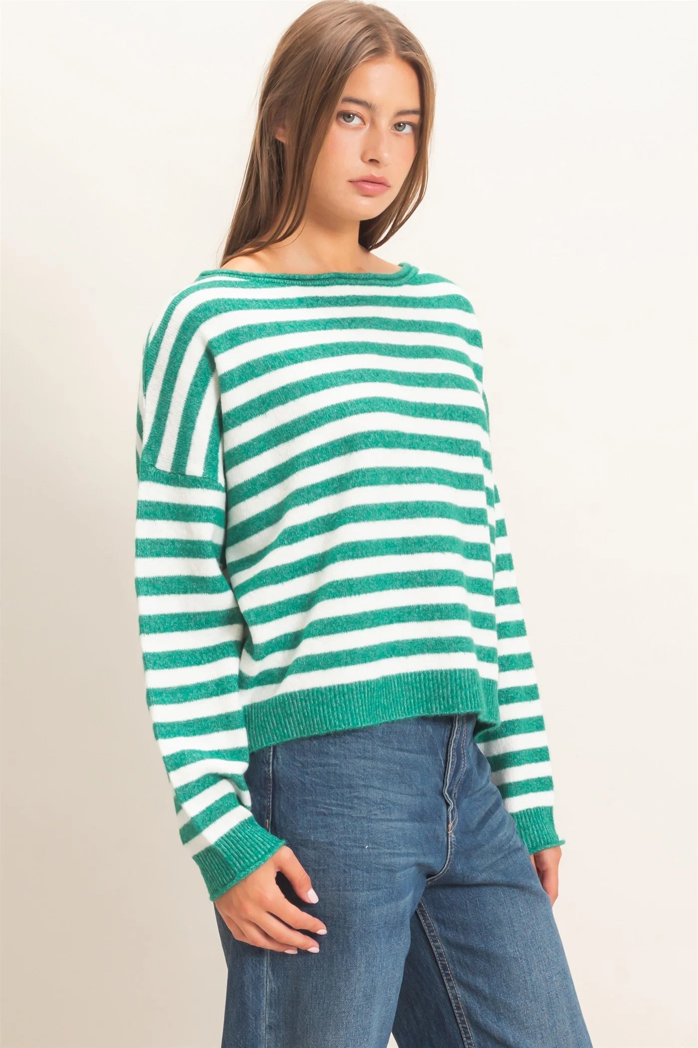 Ivy Stripe Sweater Top