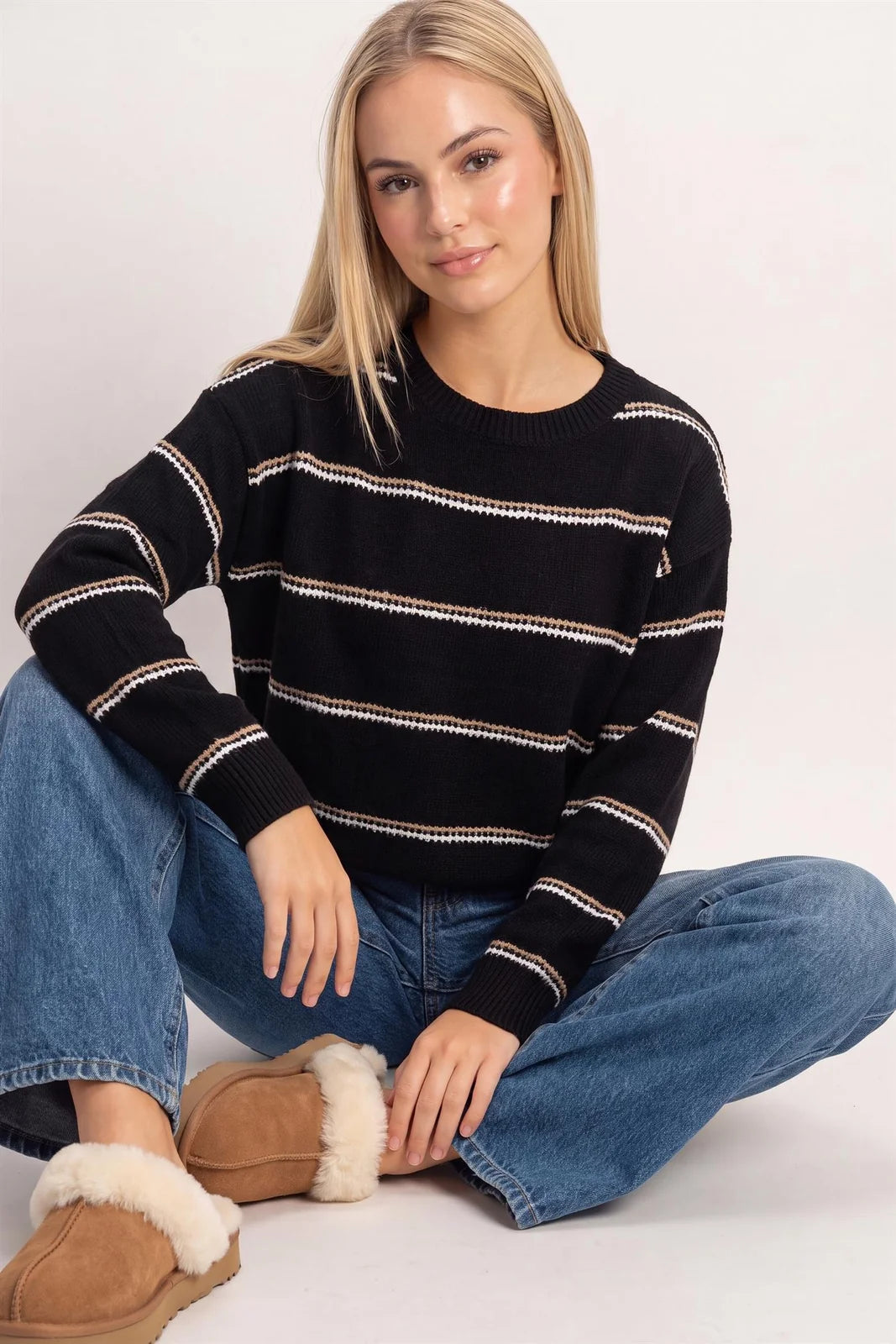 Amber Stripe Pullover