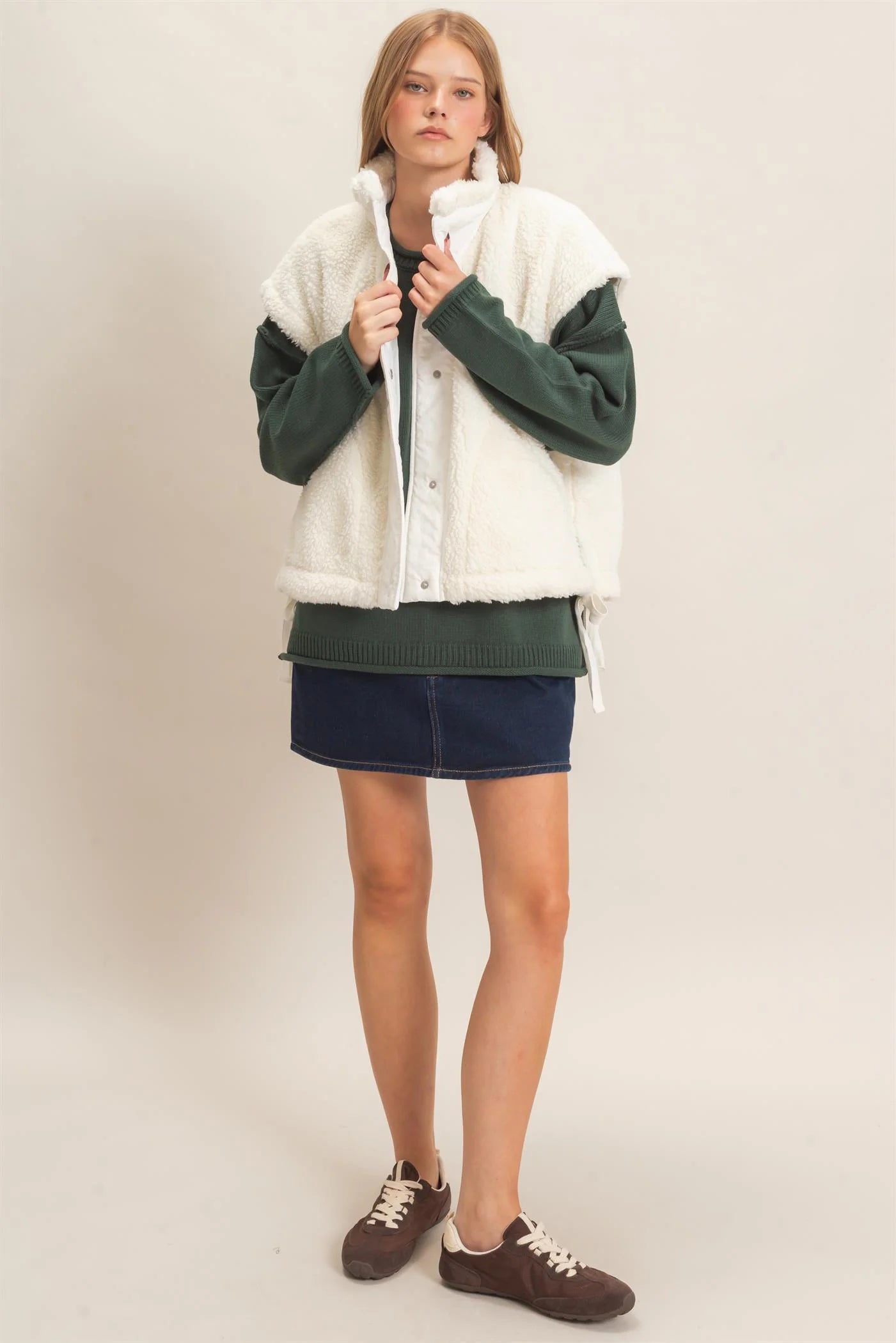 Clover Sherpa Vest