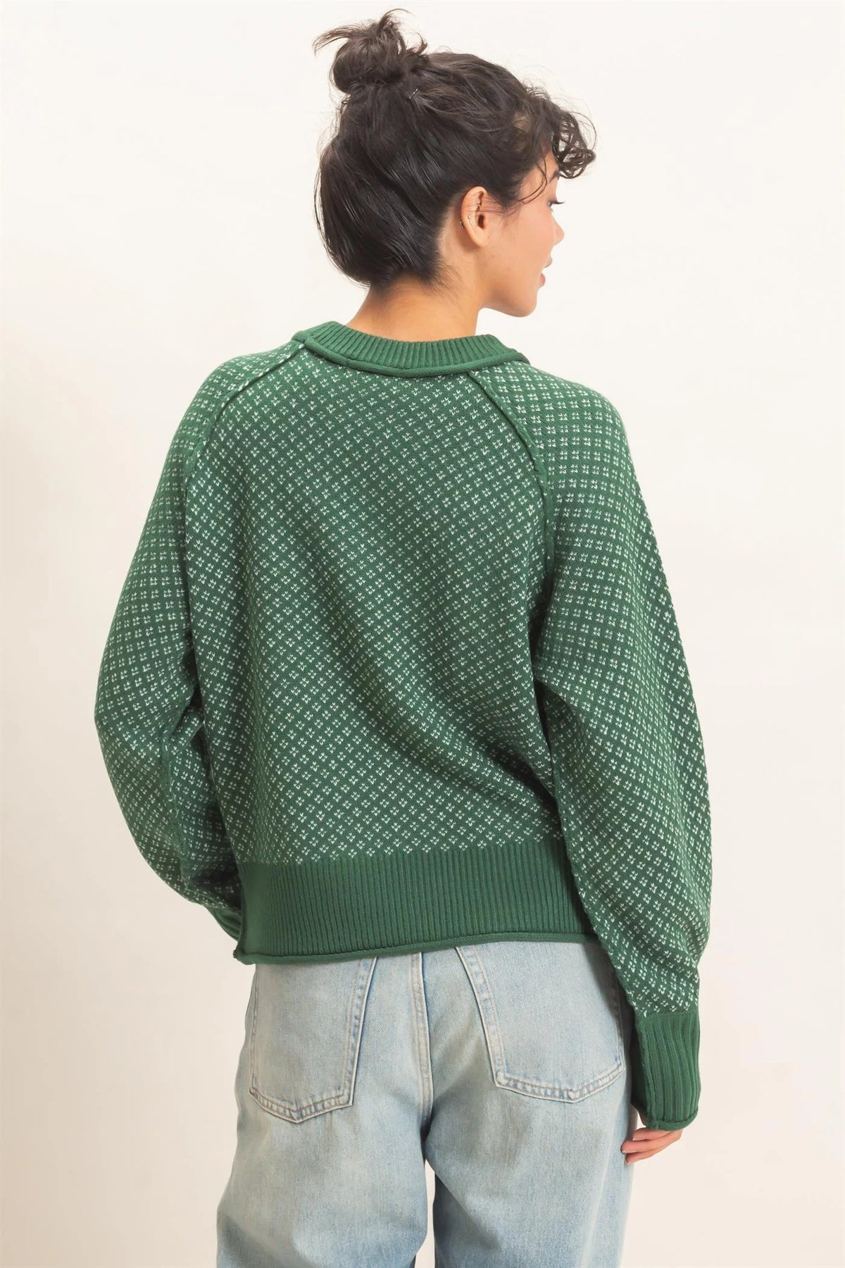 Emerald Shores Raglan Sweater