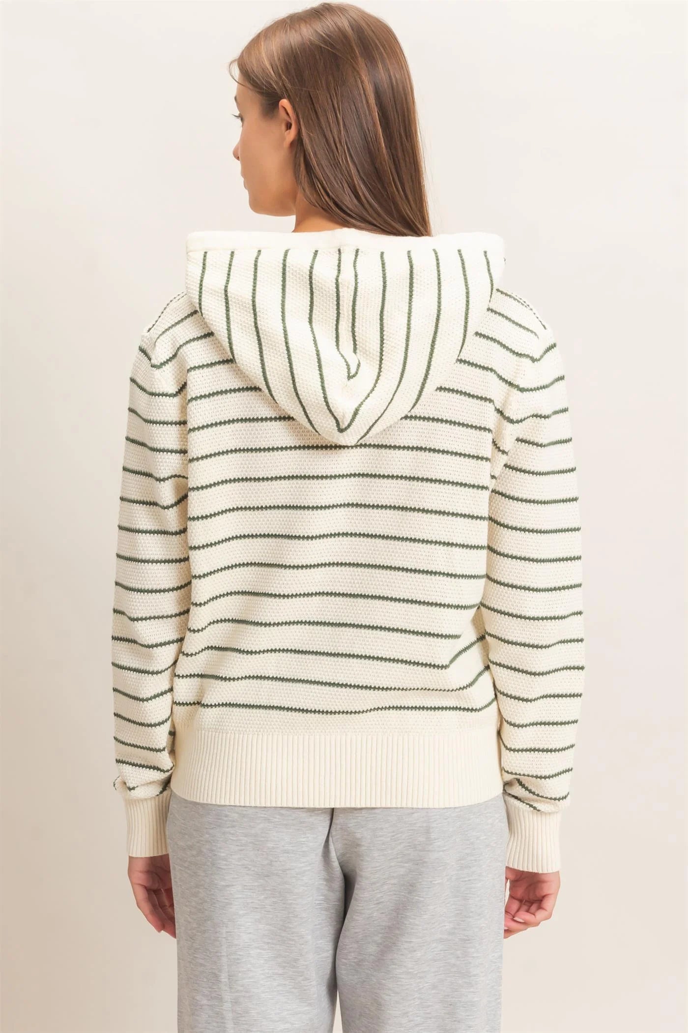 Campfire Textured Knit Hoodie