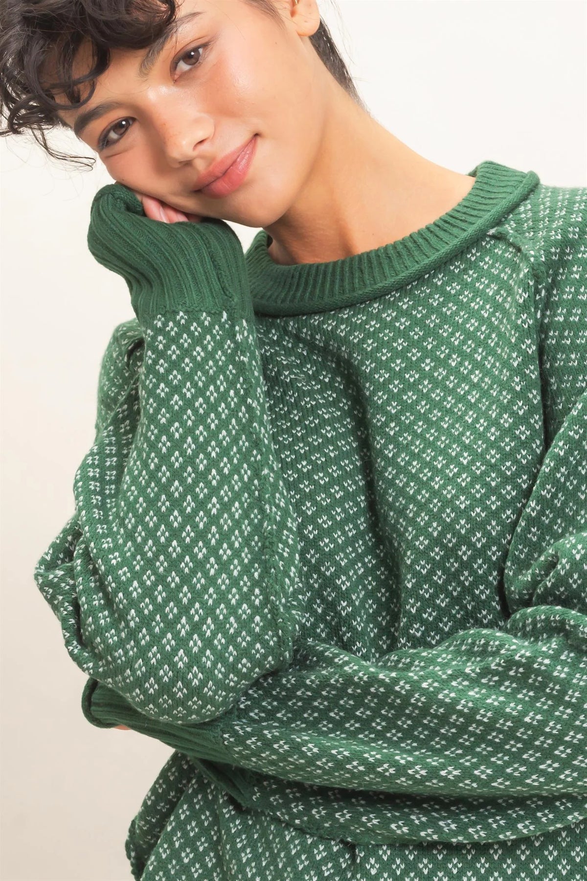 Emerald Shores Raglan Sweater