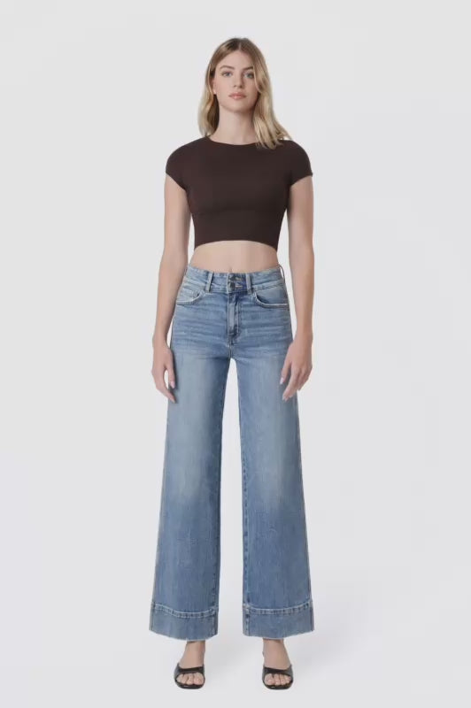Frontier Half Yoke Wide Jean